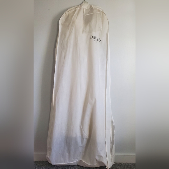 ¾ Sleeve All Over Lace Trumpet Wedding Dress-Size 6/8 - Picture 7 of 17